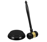Angoily Multifunctional Wooden Auction Hammer Smooth Finish Gavel for Judges Lawyers and Auctioneers Comfortable Grip for Courtrooms and Auctions and Practical Design