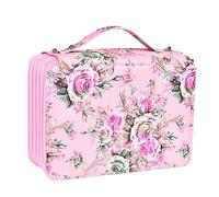 Angoily Multilayer Pencil Bag Handle Slots Large Capacity Lihit Lab Boys and Girls Art Storage Case