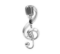 Angoily Music Note Brooch Pin Miniature Musical Instrument Alloy Pin for Women'S Wedding and Christmas Costume