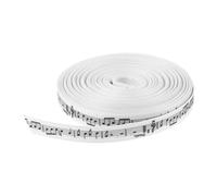 Angoily Music Note Ribbon for Wrapping 1cm Wide Printed Craft Ribbon with Musical Notation Pattern 10 Yards for Scrapbooking Wedding and Birthday Decorations