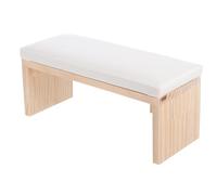 Angoily Nail Arm Rest Manicure Hand Holder 9.8x3.9x2.4inch Comfortable to The Touch Cortical Real Wood Japanese Style for Professional Nail Specialists and Handmade Lovers