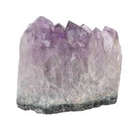 Angoily Natural Irregular 4-6cm Brazilian Amethyst Crystal Cluster Desktop Ornament Home Decor Tabletop Adornment for Living Room and Office