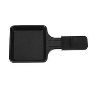 Angoily Non-stick Square Mini Cheese Grill Pan with Heat-resistant Handle, Metal Baking Tool for Cheese Melting, Bbq, and Small Portion Roasting in Kitchen