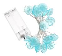 Angoily Ocean Series Battery Copper Wire String Lights 20 Warm White Shell LED Decorative Party Home String Lamp 2M for Bedroom and Holiday Décor