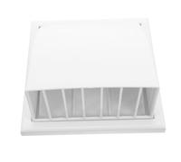 Angoily Outdoor Dryer Vent Cover Weatherproof Exterior Vent Protection for Kitchen Exhaust Fan Plastic Design Prevents Rain and Easy Installation and Maintenance