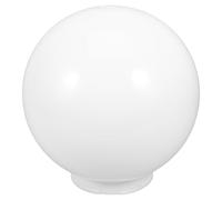 Angoily Outdoor Spherical Lampshade Simple Acrylic Lampshade Round White Lamp Globe for Patio Ceiling Light Replacement 25CM