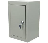 Angoily Outdoor Waterproof Electric Box 12X8X6 Inch Lockable Metal Junction Box Weatherproof Electrical Enclosure for Industrial and Home Use