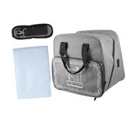 Angoily Oxford Cloth Sewing Machine Storage Bag with Handle Large Capacity Portable Travel Case for Embroidery Accessories Water-Resistant Protective Cover Grey Tote for Home and Outdoor