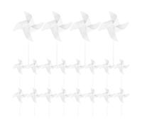 Angoily Paper Windmills, 24 Pieces Make Your Own Windmill Kit for Kids Coloring - DIY Craft, Blank Pinwheel Templates with Wooden Sticks, Fun Outdoor & Indoor Art Activity