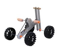 Angoily Parrot Training Bike for Birds, Small Adjustable 3-4 Wheel Riding Game, Educational Foot for Budgies and Pet Parrots