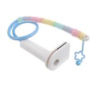 Angoily Parrot Training Stand Blue Tabletop Bird Perch Platform for Small Pets with Self-standing Base, Portable Interactive Perch for Parakeets, Conures, and Cockatiels