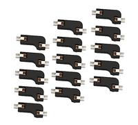 Angoily Pcb Socket Two Clamps 20pcs for Mechanical Keyboard Hot-swappable Abs Material Practical Design Suitable for Keyboard DIY and Repair