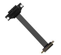 Angoily Pci-e Riser Cable Extension Adapter Pcie Gpu Extender for and Network Cards Enhanced Stability with Protective Cover High Durability and Easy Installation