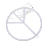 Angoily Peace Sign Neon Lamp USB Battery Powered Led Neon Light Decorative Indoor Night Light for Bedroom Bar Club Ambient Lighting