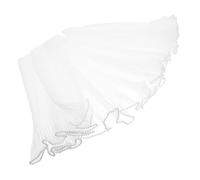 Angoily Pearl Wave Yarn White Tulle Ribbon Craft for Flower Bouquet Wrapping Mesh Fabric Wedding Cake Decoration