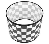 Angoily Plaid Pattern Fabric Lamp Shade for Table Floor and Desk Lamps Lightweight Drum Lampshade Replacement Bedroom Study Rustic Home Decor