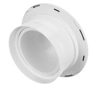 Angoily Plastic 200Mm Spherical Air Vent Diffuser for Central Air Conditioning - Rotating Ceiling Fan Louver Cover, ABS Round Exhaust Vent for Offices, Stadiums, and Public Spaces