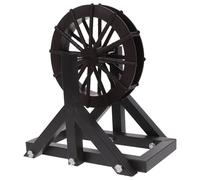 Angoily Plastic and Iron Water Wheel Stand Set for DIY and Home Environment, Realistic Design Waterfall Wheel with Sturdy Material and Vintage Style for Tabletop Water Fountain Decoration