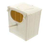 Angoily Plastic Parrot Breeding Box for Cockatiel and Birds Bird Nesting House with Easy-clean Opening Suitable for Parakeets Lovebirds Australian Parrots Random Color