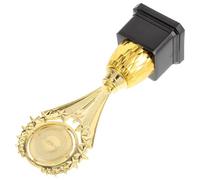Angoily Plastic Trophy for Winners with Elegant and Eye-catching Design, Easy to Transport and Store, Award Trophy for Sports Competitions and Business Events, Golden Colour