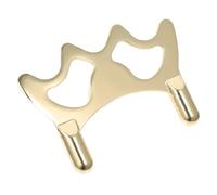 Angoily Pool Cue Bridge Head Billiard Bridge Stick in Golden Aluminum Alloy with Deformation Resistance and Easy Operation for Most People, for Pool Table Use and Leisure Sports