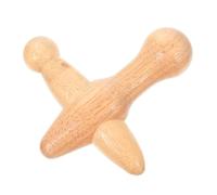 Angoily Portable Acupoint Massager Wooden Massage Stick Round Shape Natural Wood Material Easy to Carry and Hold for Back and Whole Body Relaxation During Travel Or Listening to Music