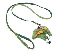 Angoily Portable Adjustable Ferret Harness with Leash Lightweight Small Pet Traction Vest for Indoor Outdoor Use Dragon Design Kitten Leash for Convenient Walking Random Color