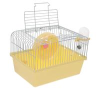 Angoily Portable Care with Water Cage and Holder Hamster Bottle Accessories, Spacious Interior Abs Travel Cage for Small Pets Pet Chinchillas, for-the-go