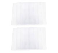 Angoily Portable Hand-held Pvc Magnifier Sheet for Reading Books and Inspecting Fine Print, Lightweight Flexible Page Magnifier for Seniors, 10pcs Pack