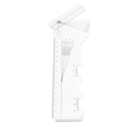 Angoily Portable Inter-pupillary Distance Ruler for Eyes and Eyewear Accessories, Lightweight Plastic Pupil Distance Meter for Optometrists and Beginners, for Clinics and Home Use