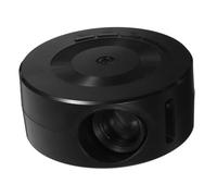 Angoily Portable Mini Projector Compact Travel Projector with Phone Mirroring and External Audio Connection, Black Abs Material for Home Cinema and Outdoor Use