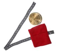 Angoily Portable Moxibustion Case Copper Metal Burner Box Featuring Three Temperature Adjustment Levels and Included Cloth Bag for Household Moxibustion Therapy and Massage Effect Random Random Color