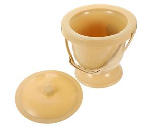 Angoily Portable Pee Bucket with Lid for Adults Plastic Urinal Pot Thickened Design Suitable for Camping and Night Use by Elderly and Women Random Color