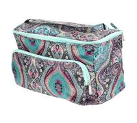 Angoily Portable Travel Toiletry Bag Capacity Sewing Tool Organizer Knitting Storage Cube with Hand Shoulder Waist Carry for Outdoor Trips and Daily Use