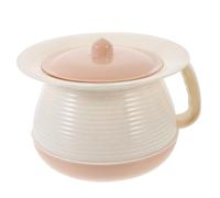 Angoily Portable Urinal Toilet Plastic Urine Bucket Easy to Carry Portable Pp Material with Lid for Travel and Home Use Suitable for Adults and Elders