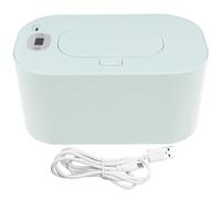 Angoily Portable USB Wipe Warmer, Green Wet Tissue Warmer Intelligent Temperature Control, Car and Home Diaper Wipes Dispenser for Convenient Travel Use