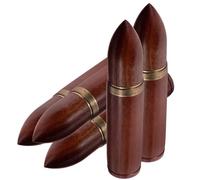 Angoily Portable Wooden Toothpick Holder Lightweight and Portable 5 Pcs Small Toothpick Case Pocket Mini for Travel and Outdoor Use