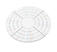 Angoily Pottery Divider Tool Acrylic Trim Gauge for Clay Spinner Even Division Pottery Cup Template Use Trimming Tool for Beginners and Professional Artists