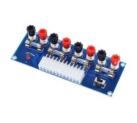 Angoily Power Output Terminal Module Pcb Power Supply Circuit Outlet Module with Four Voltage Groups, Easy to Install Featuring Output Protection Fuse for Embedded Electronics Projects