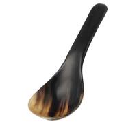 Angoily Practical Ox Horn Soup Scoop Stirring and Coffee Spoon with Unique Simple Design Random Color Suitable for Home Restaurant Catering Use Choice Random Color