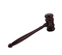 Angoily Practical Wooden Judge's Hammer for Auction and Court Use Loud Gavel Sound Non Bending Design for Judge Costume and School Play Single