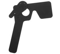 Angoily Professional Black Eye Patch for Vision Testing with Non-Slip Abs Material, Handheld Design Suitable for Adults the Elderly in Hospital or School Use