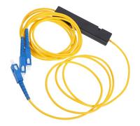 Angoily Professional Fused Optical Cable Splitter for Tv and Game Console Replacement Scratch-resistant Fiber Optic Splitter with Protective Connector for Enhanced Signal Transmission
