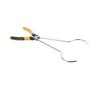 Angoily Professional Grade Crucible Tongs for Jewelry Making High Temperature Resistant Long Reach Bent Nose Pliers Versatile Metal Melting Tools for Studio and Laboratory Use