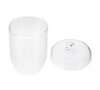 Angoily Quartz Crucible High Temperature Resistant Furnace Melting Tool with Arc-Shaped Pouring Spout for Metal Smelting and Precious Metal Refining Laboratory Use
