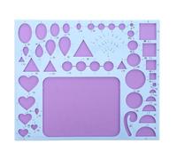 Angoily Quilling Template Board Easy to Use for Beginners Multi-Shape with Eva Plastic Material, Burr-Free Edges, Multiple Standard Sizes for Origami Art and Card Making