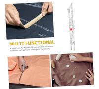 Angoily Quilting Ruler with Markings Sewing Gauge for Fabric Measurement Button Sliding Gauge for Tailors DIY Quilting and Dressmaking Beginners Choice