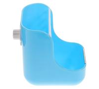 Angoily Rabbit Feeder Rack with Hanging Design for Small Pets Plastic Hay Feeder for Guinea Pigs and Hamsters Anti-trap for Clean Cage and Easy Feeding Blue