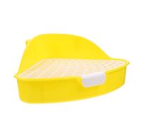 Angoily Rabbit Toilet Pet Litter Box Corner Training Animal Cage Potty for Guinea Pig Hamster Bunny Ferret