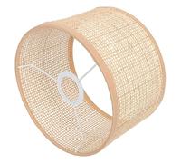 Angoily Rattan Weaving Chandelier Lampshade Ceiling Light Cover for Home Decor Simple and Elegant Design for Various Hanging Lamps Creates Relaxing Atmosphere